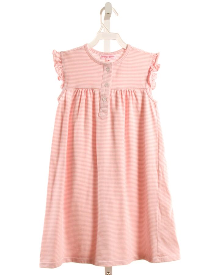 PEGGY GREEN  PINK  STRIPED  KNIT DRESS