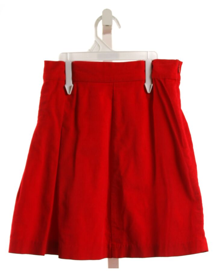 LITTLE ENGLISH  RED CORDUROY   SKIRT