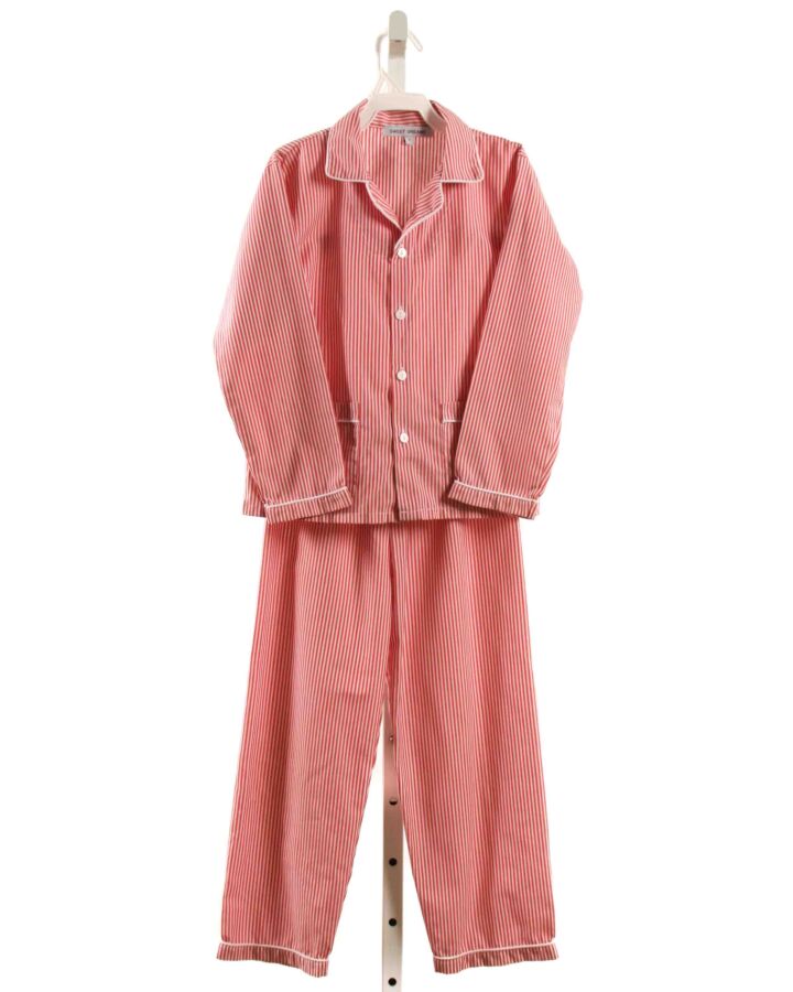 SWEET DREAMS  RED  STRIPED  LOUNGEWEAR