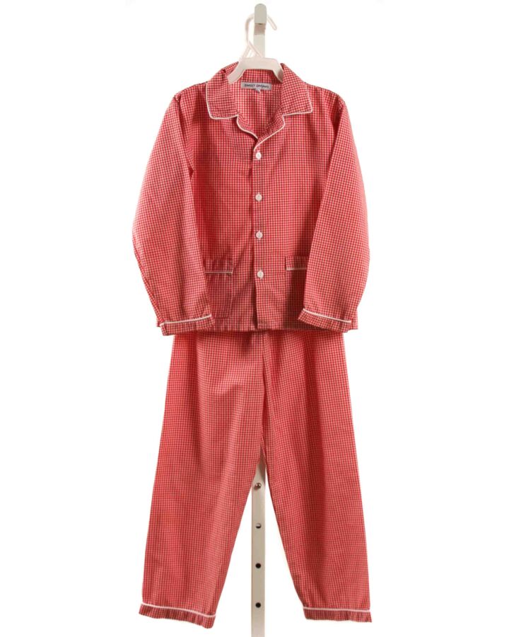 SWEET DREAMS  RED  GINGHAM  LOUNGEWEAR