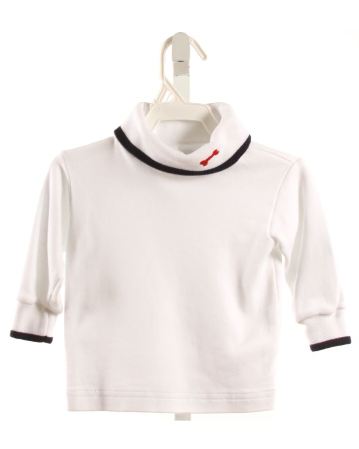 FLORENCE EISEMAN  WHITE    KNIT LS SHIRT