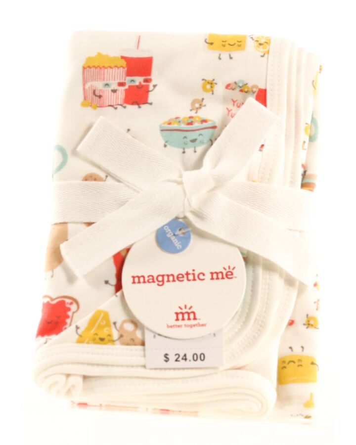 MAGNETIC ME  MULTI-COLOR   PRINTED DESIGN BLANKET