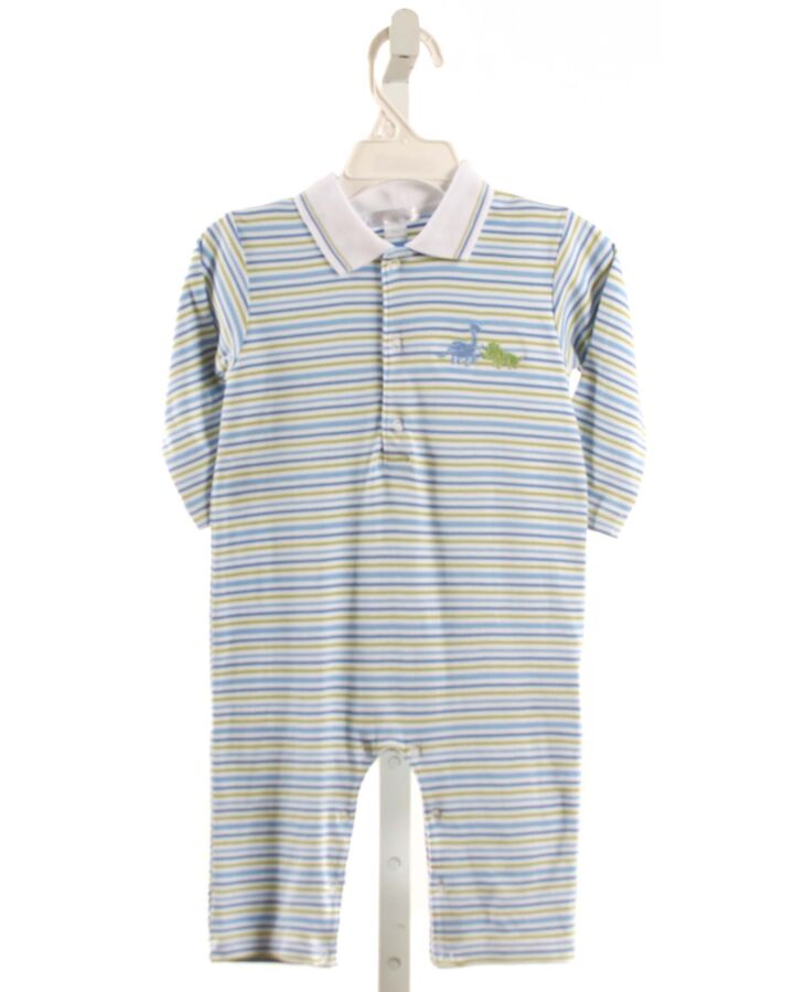 KISSY KISSY  BLUE KNIT STRIPED  LONGALL