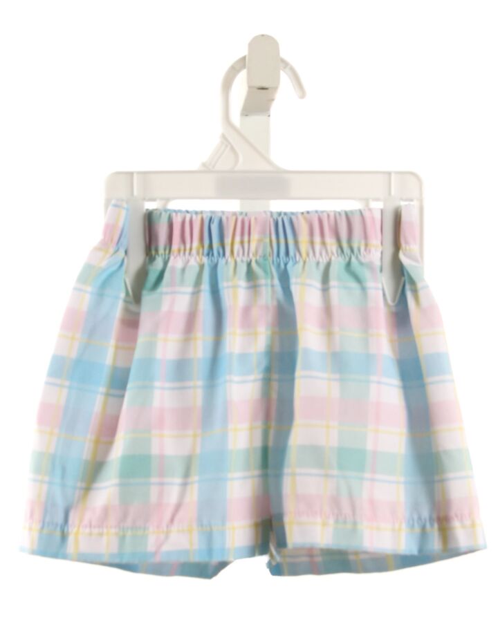 LULLABY SET  BLUE  PLAID  SWIM TRUNKS