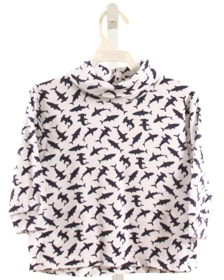 LUIGI  NAVY    KNIT LS SHIRT