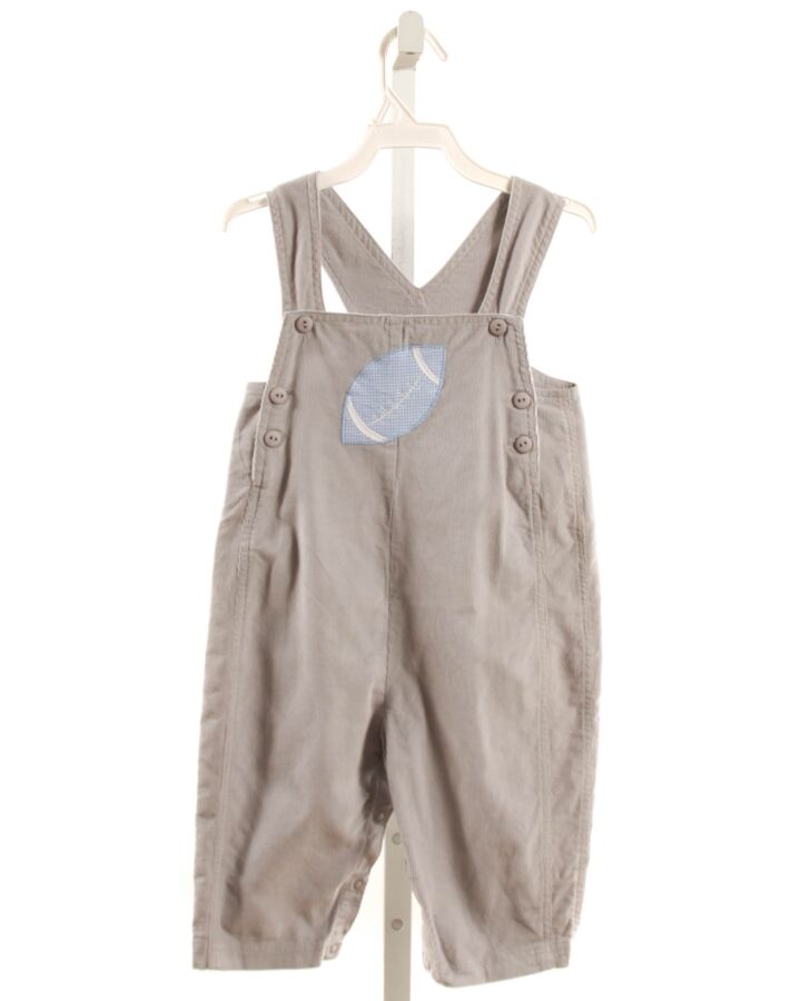NO TAG  GRAY CORDUROY  APPLIQUED LONGALL