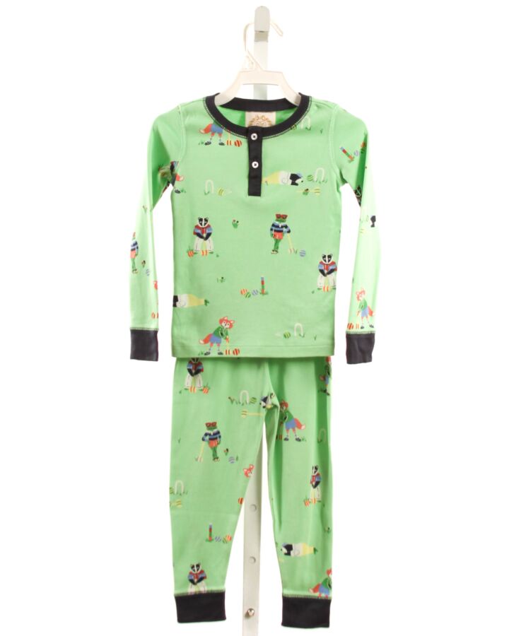 THE BEAUFORT BONNET COMPANY  GREEN  PRINT  LOUNGEWEAR