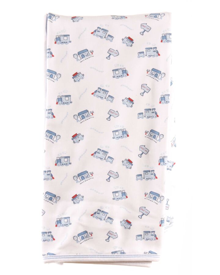 KISSY KISSY  BLUE  PRINT  BLANKET