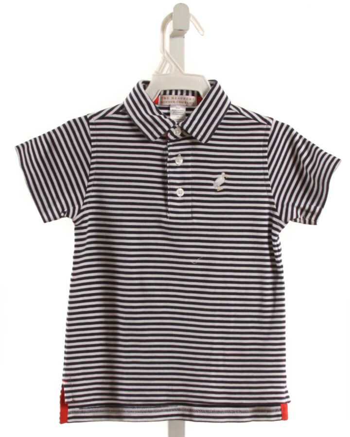 THE BEAUFORT BONNET COMPANY  BLUE    KNIT SS SHIRT