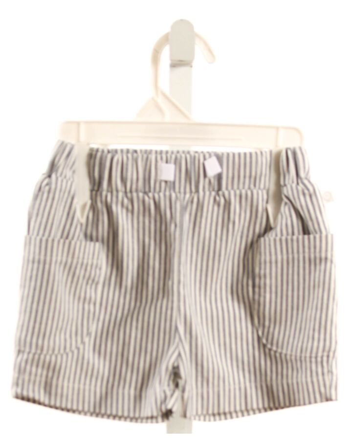 MORI  GRAY  STRIPED  SHORTS