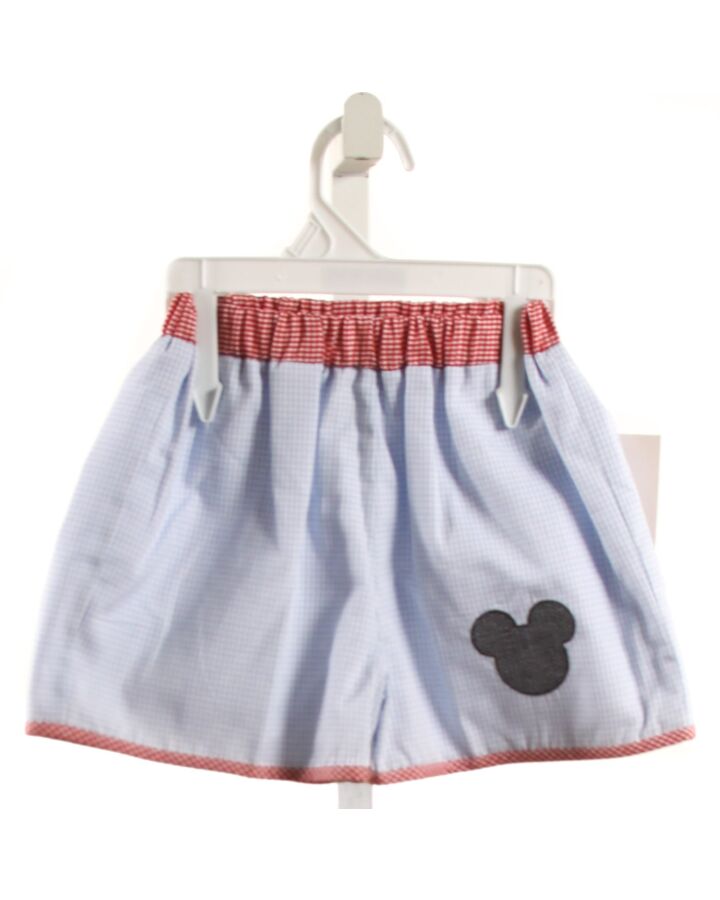 LULU BEBE  BLUE  GINGHAM  SHORTS
