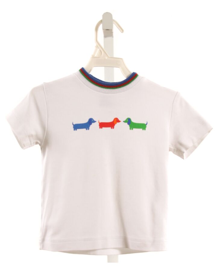 FLORENCE EISEMAN  WHITE   PRINTED DESIGN T-SHIRT