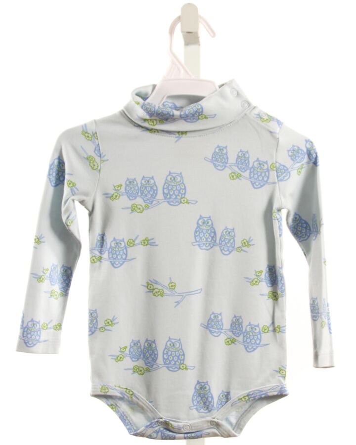 THE BEAUFORT BONNET COMPANY  BLUE  FLORAL  KNIT LS SHIRT