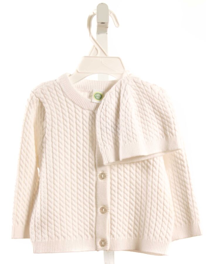 LITTLE ME  WHITE    CARDIGAN
