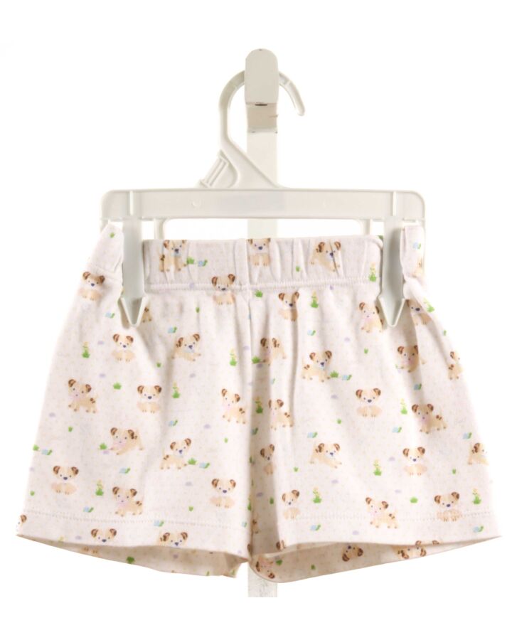 NO TAG  IVORY  PRINT  SHORTS