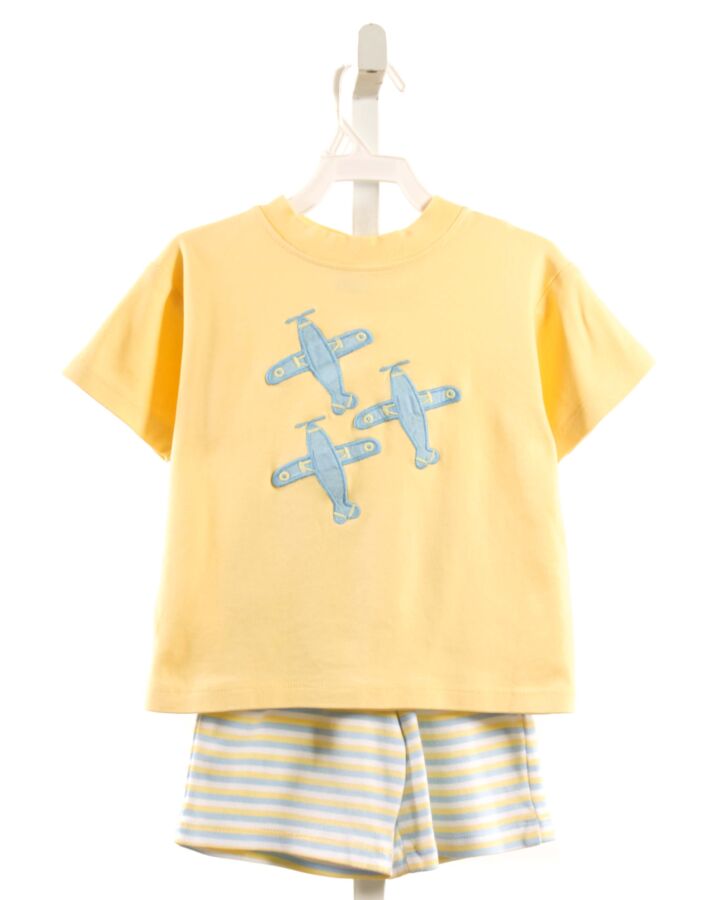 BAILEY BOYS  YELLOW   APPLIQUED 2-PIECE OUTFIT