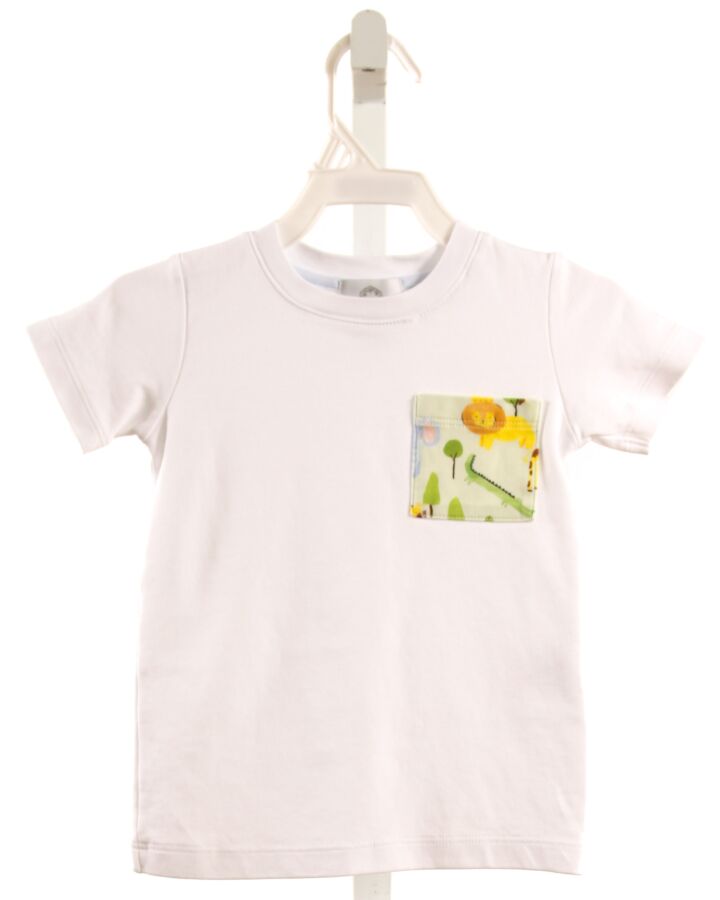 THE PROPER PEONY  WHITE    KNIT SS SHIRT