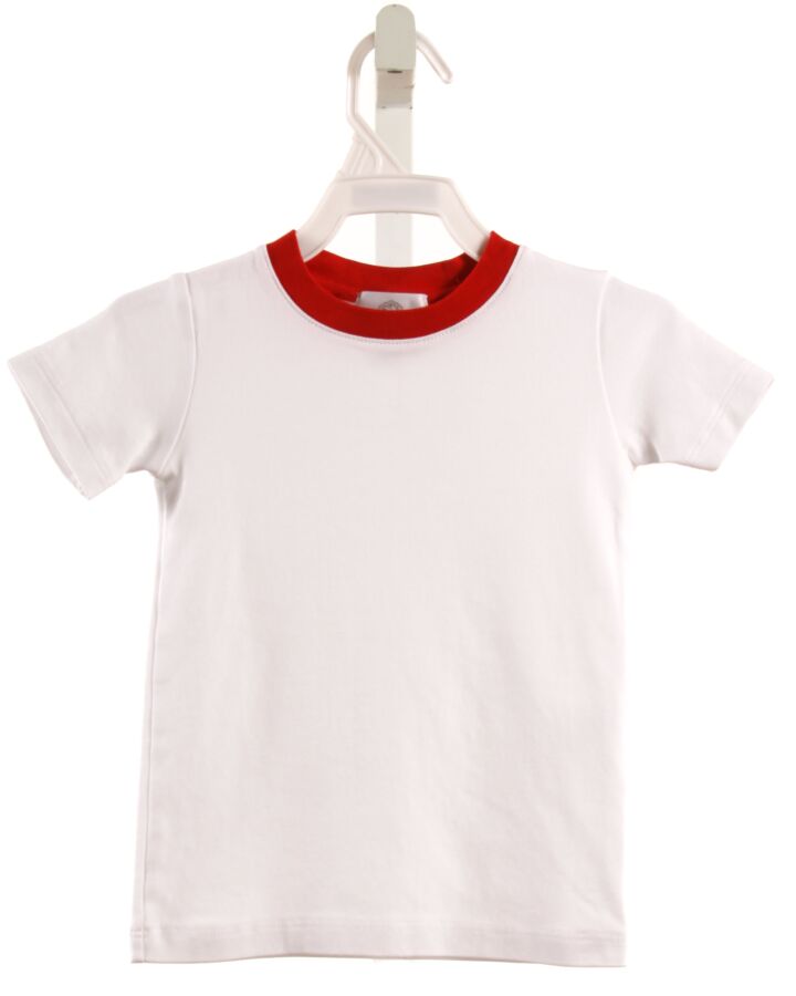 THE PROPER PEONY  WHITE    KNIT SS SHIRT