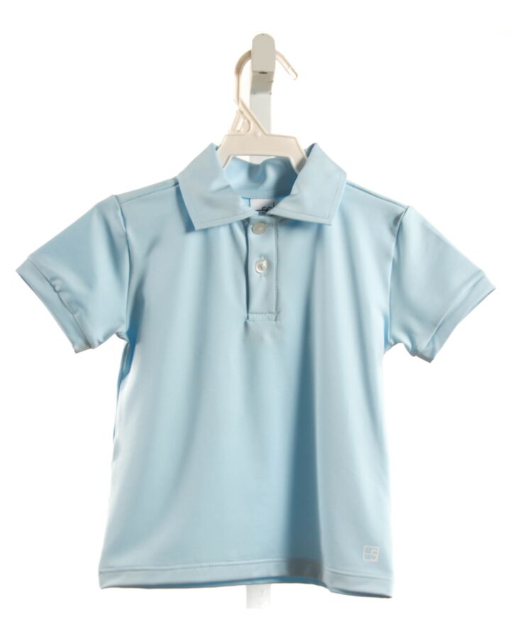 SET BY LULLABY SET  LT BLUE    KNIT SS SHIRT