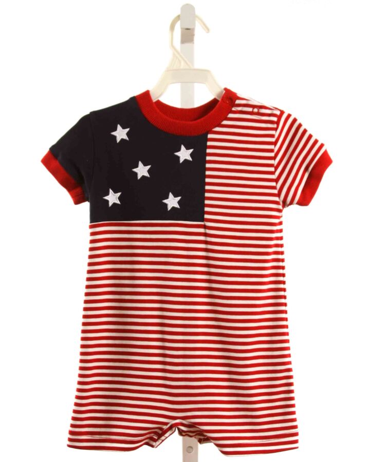 FLORENCE EISEMAN  RED  STRIPED  SHORTALL