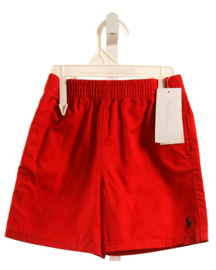 RALPH LAUREN  RED    SHORTS