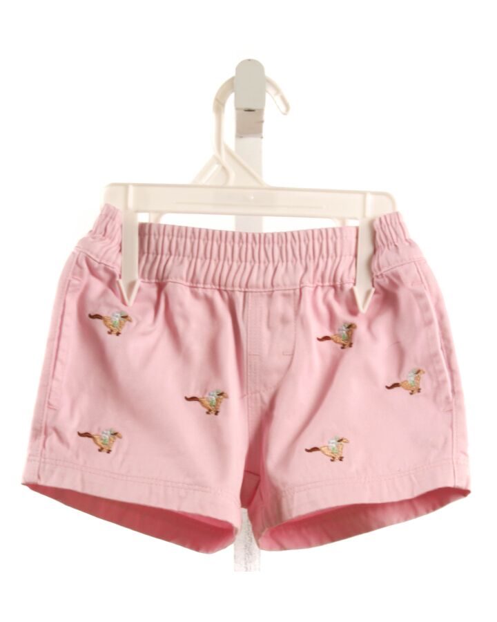 THE BEAUFORT BONNET COMPANY  PINK   EMBROIDERED SHORTS