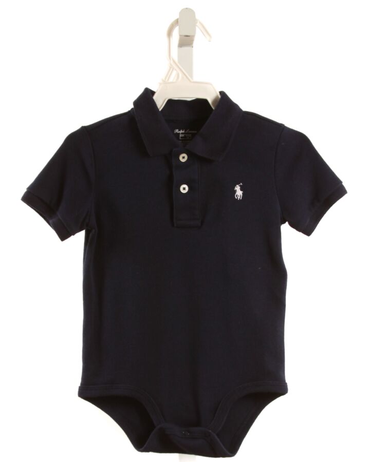RALPH LAUREN  NAVY    KNIT SS SHIRT
