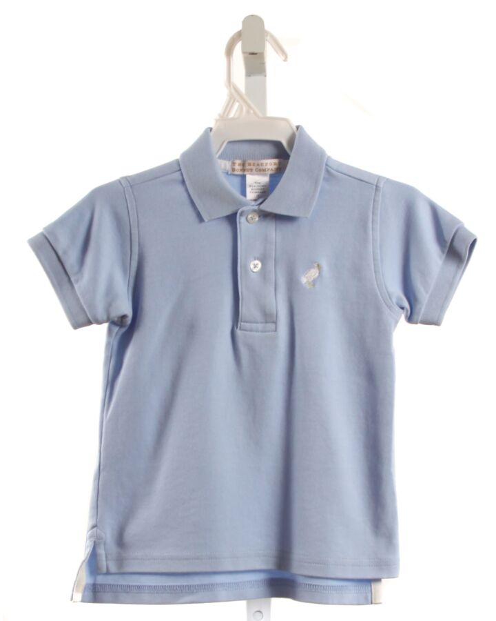 THE BEAUFORT BONNET COMPANY  BLUE    KNIT SS SHIRT