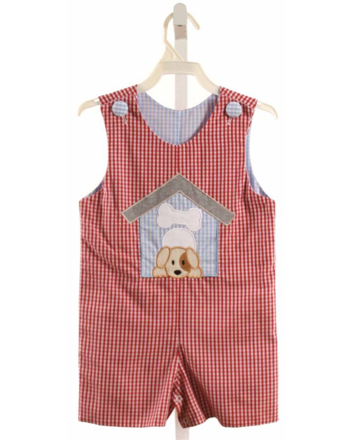 BANANA SPLIT RED GINGHAM JON JON