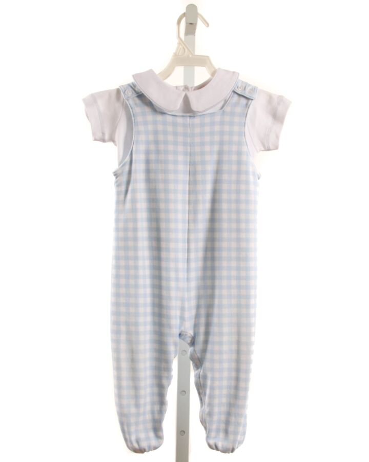 LUIGI BLUE GINGHAM LONGALL