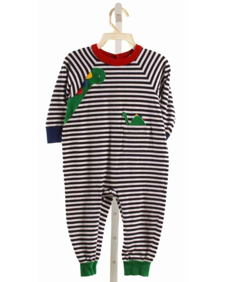 FLORENCE EISEMAN BLUE STRIPED LONGALL