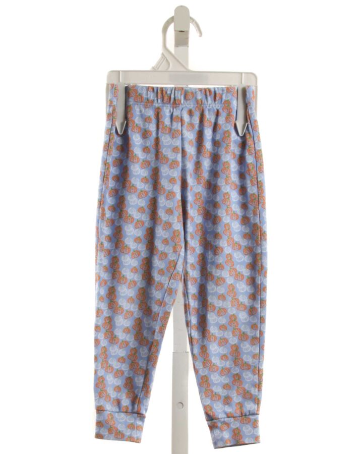 THE PROPER PEONY  BLUE   PRINTED DESIGN PANTS
