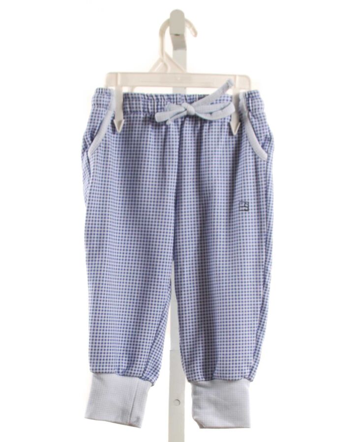 SET BY LULLABY SET  BLUE  GINGHAM  PANTS