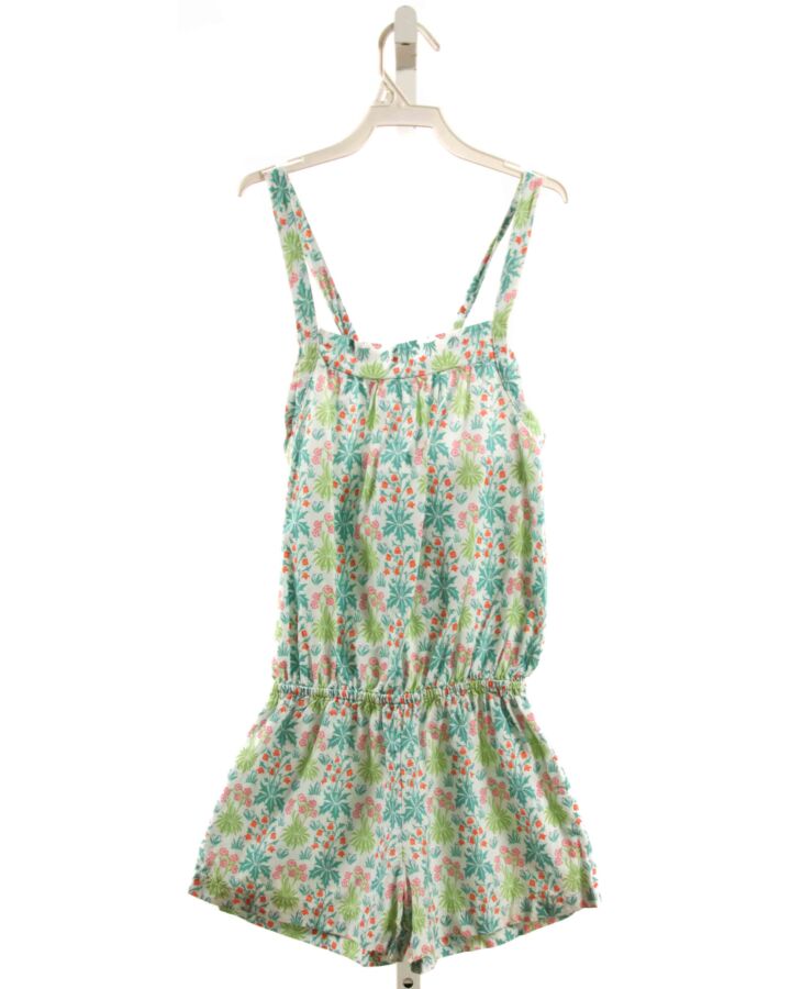 BELLA BLISS  GREEN  FLORAL  ROMPER