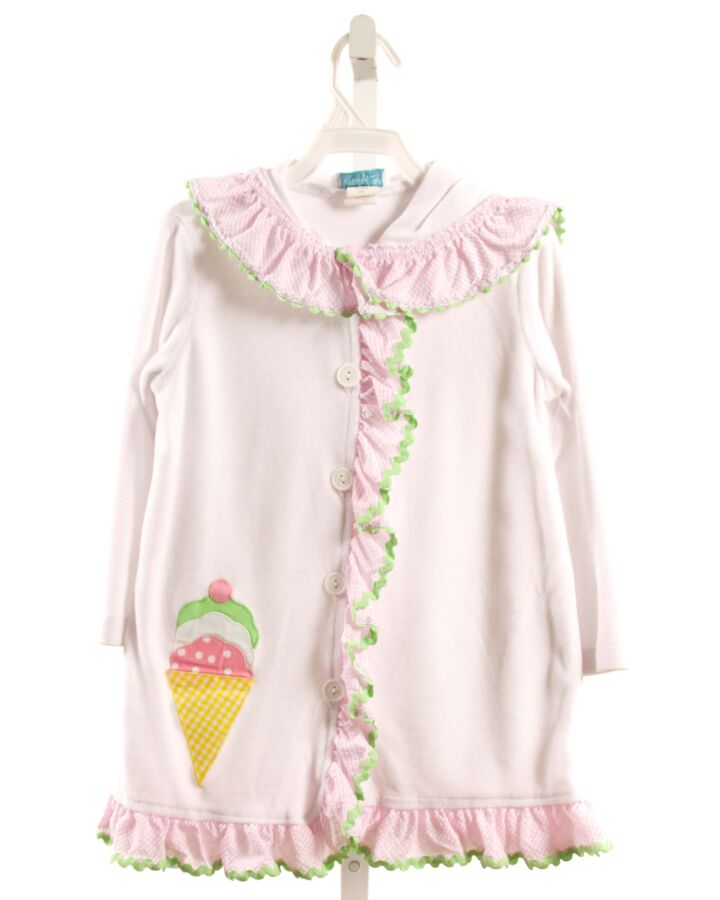 FUNTASIA TOO  WHITE TERRY CLOTH   COVER UP WITH RIC RAC