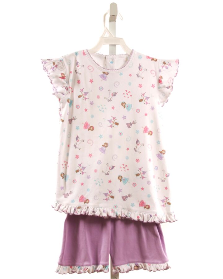 NO TAG  PURPLE KNIT  PRINTED DESIGN 2-PIECE OUTFIT