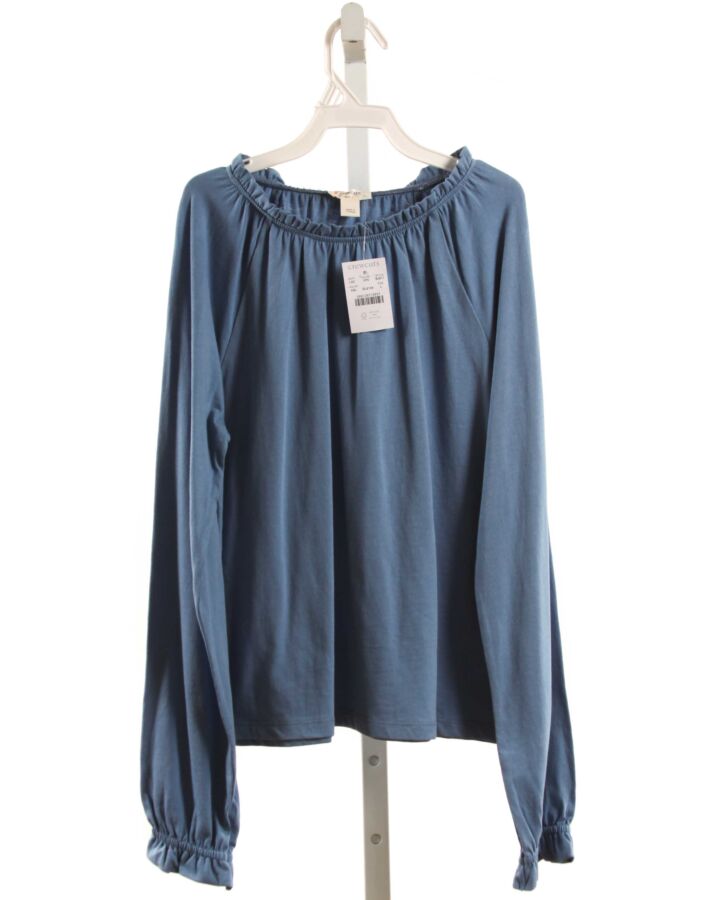 CREWCUTS  BLUE    KNIT LS SHIRT