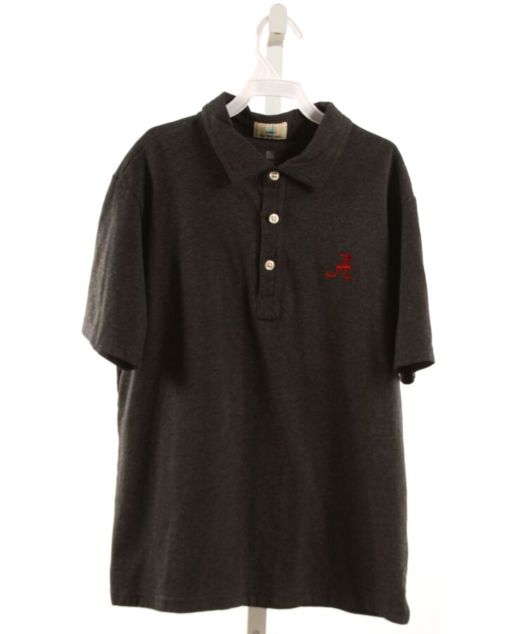 JOHNNIE-O  BLACK   EMBROIDERED KNIT SS SHIRT