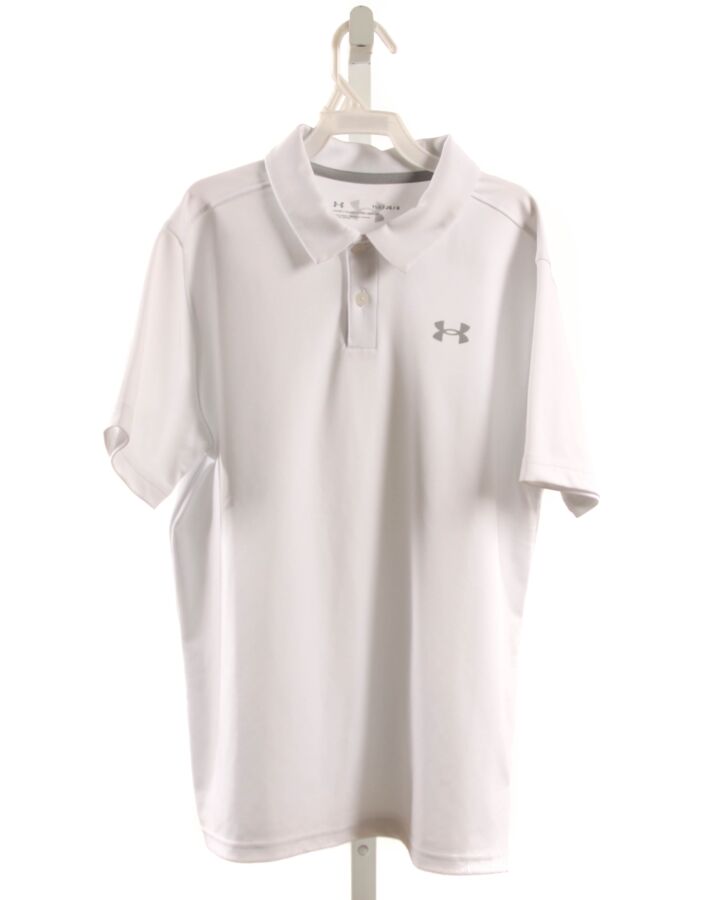 UNDER ARMOUR  WHITE    KNIT SS SHIRT