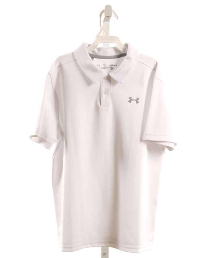 UNDER ARMOUR  WHITE    KNIT SS SHIRT