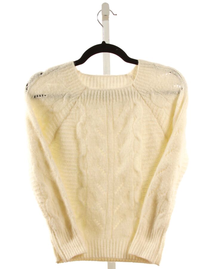 MOLLY BRACKEN  WHITE    SWEATER