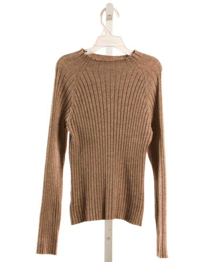 MAYORAL  BROWN    KNIT LS SHIRT