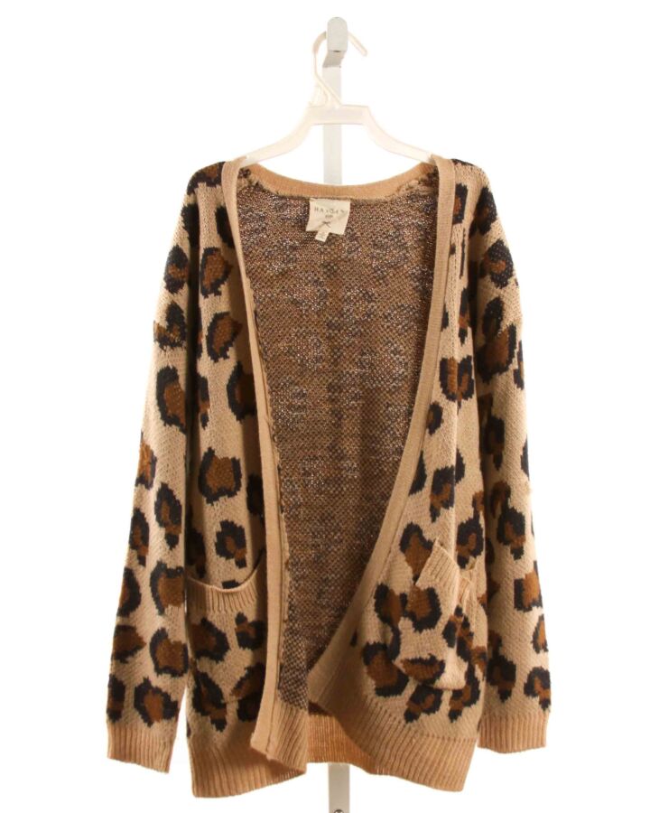 HAYDEN GIRLS  BROWN    CARDIGAN