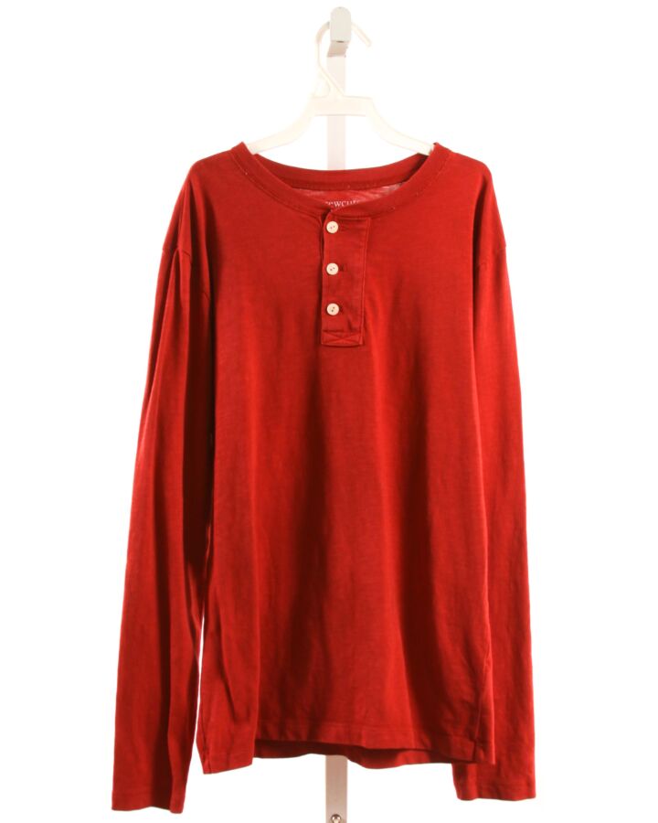 CREWCUTS  RED    KNIT LS SHIRT