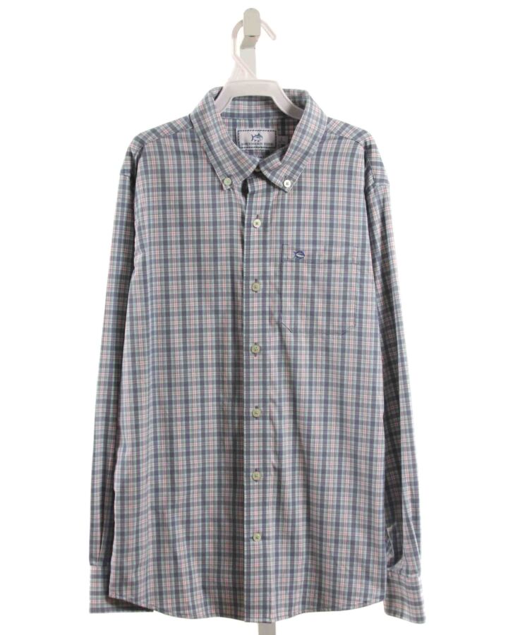 SOUTHERN TIDE  MULTI-COLOR  PLAID  DRESS SHIRT