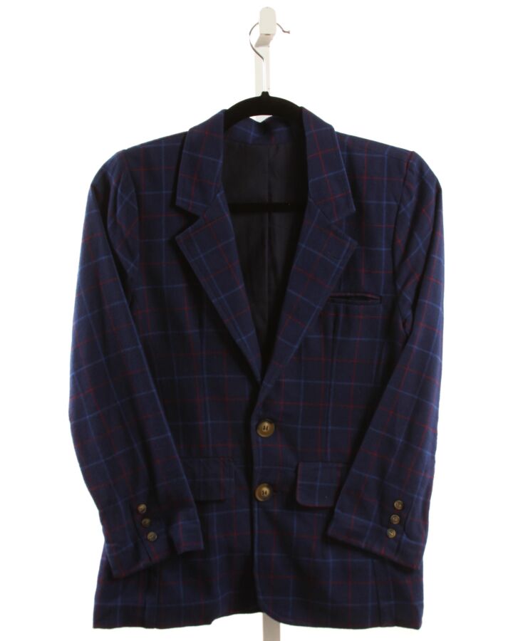 BELLA BLISS  NAVY  PLAID  BLAZER