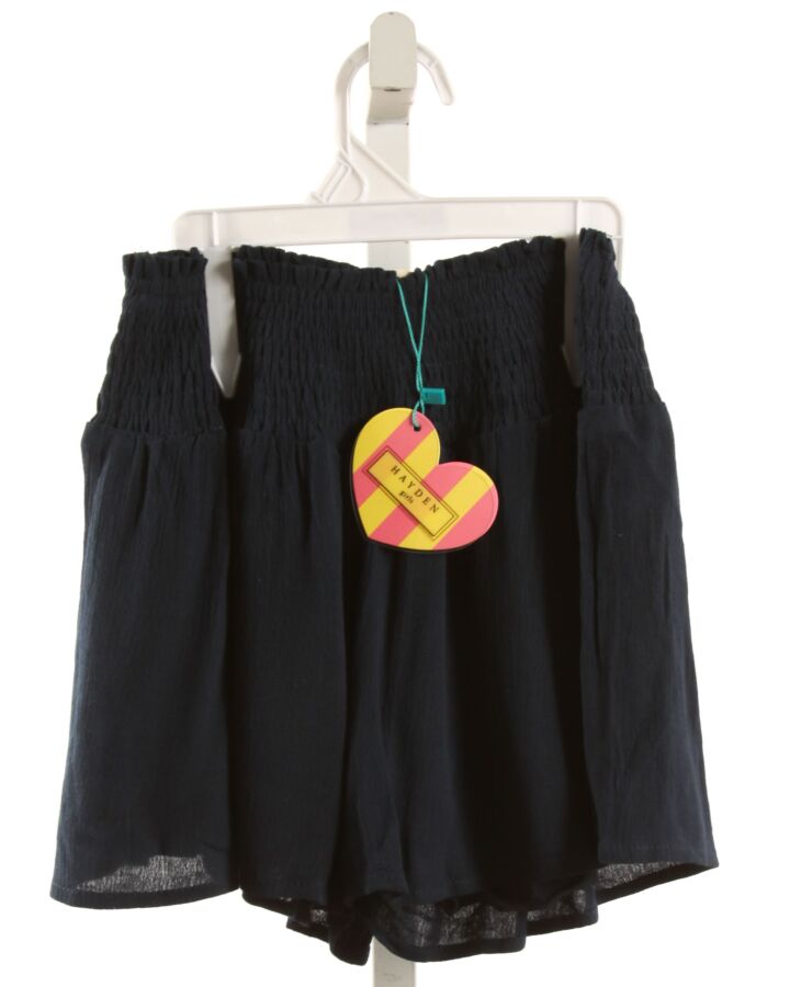 HAYDEN GIRLS  NAVY   SMOCKED SHORTS