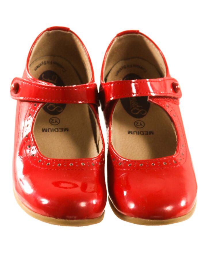 FOOTMATES RED MARY JANES  *VGU SIZE CHILD 2