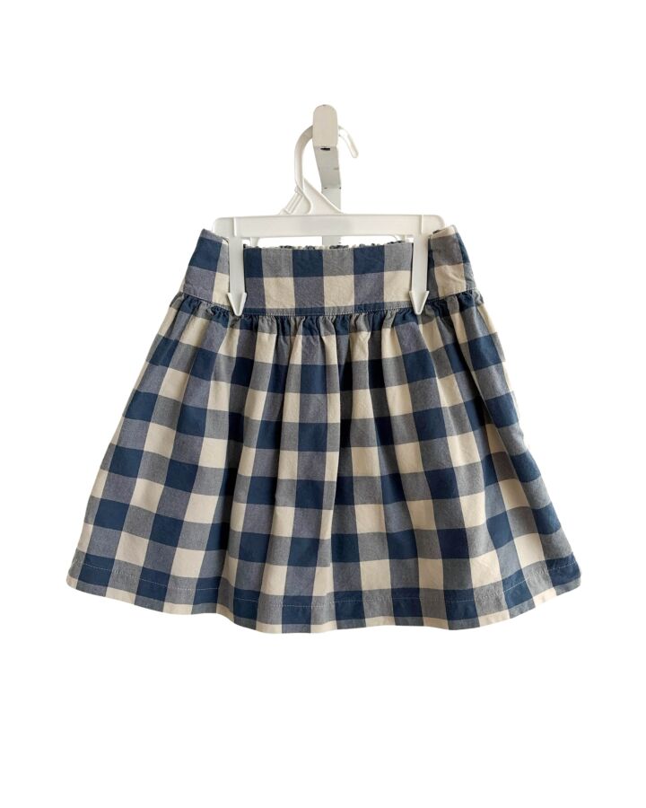 JAMES & LOTTIE  BLUE  GINGHAM  SKIRT WITH RUFFLE