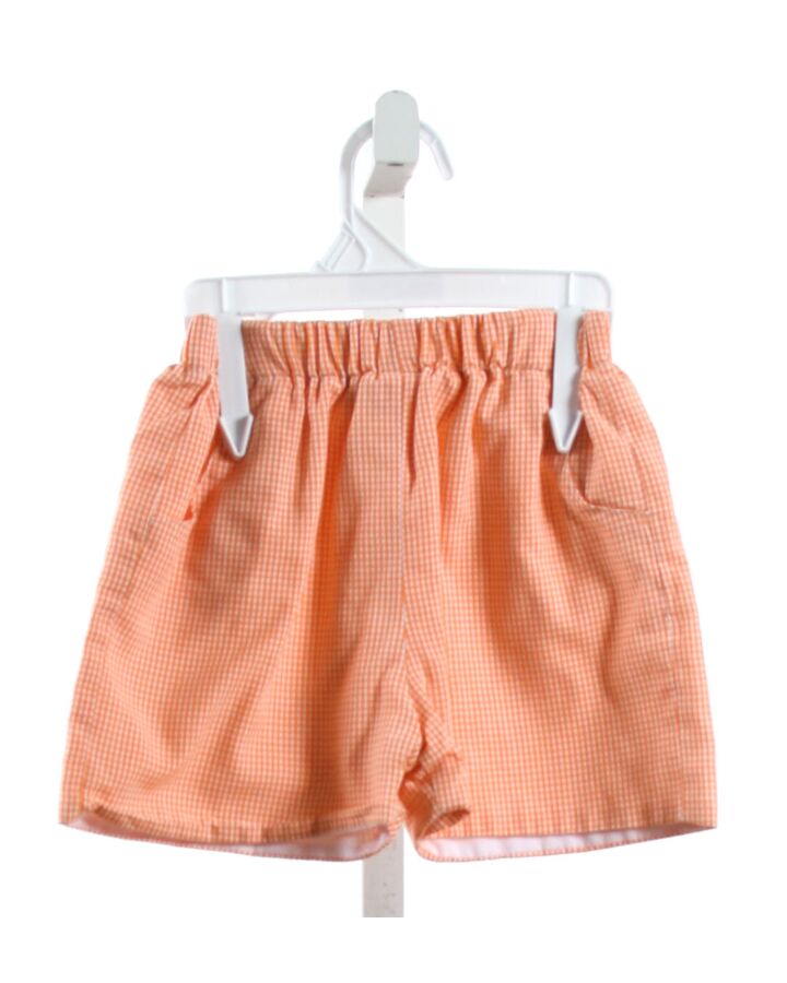 BANBURY CROSS  ORANGE  GINGHAM  SHORTS